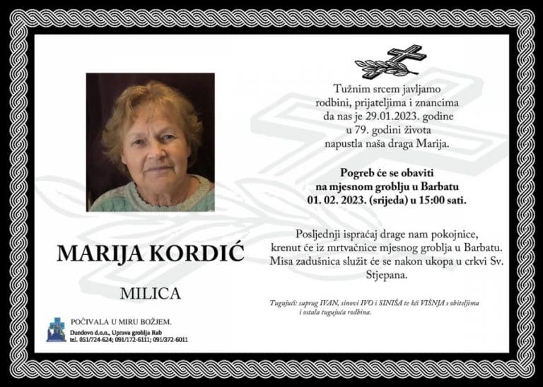 MARIJA KORDIĆ – Milica