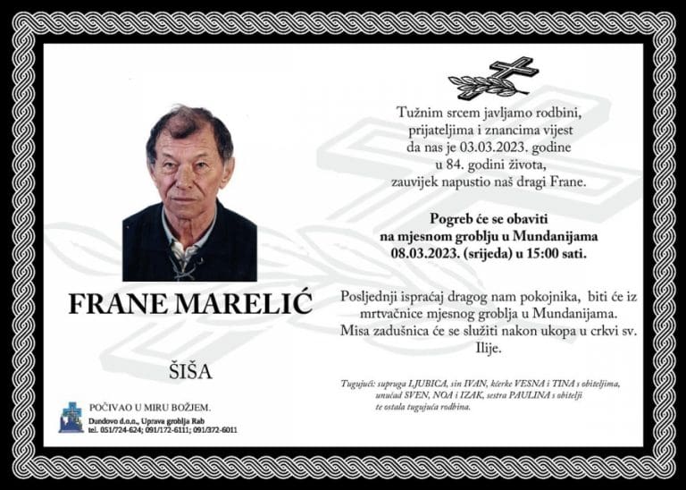 FRANE MARELIĆ – Šiša
