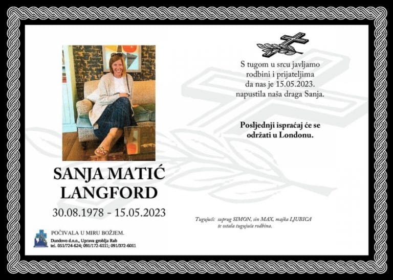 SANJA MATIĆ LANGFORD