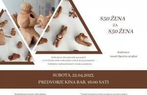 Pozivamo vas na radionicu izrade figurica od gline „850 žena za 850 žena“ | (sub.) 22.04. u 16:00h
