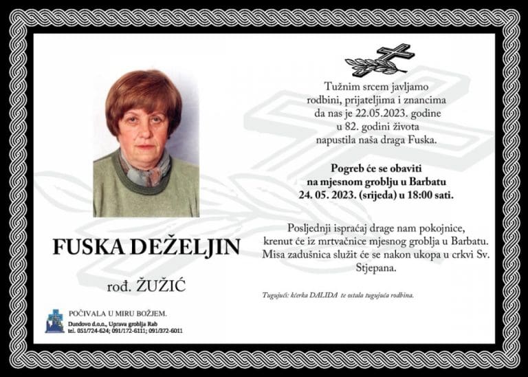 FUSKA DEŽELJIN rođ. Žužić