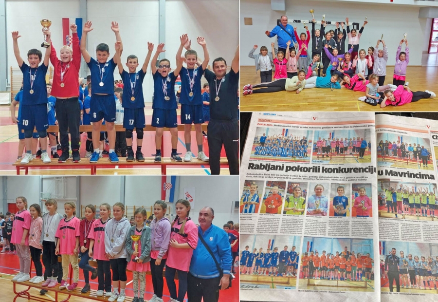 Uskršnji turnir u mini rukometu – Rabljanke i Rabljani pokorili Čavle