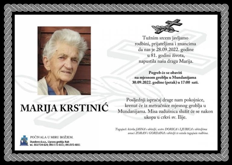 MARIJA KRSTINIĆ