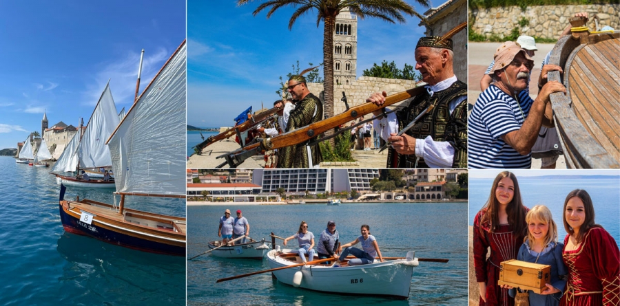 Pod rapskim zvonicima održana suncem okupana 3. Regata tradicijskih barki na vesla i jedra Pod rapskim zvonicima održana suncem okupana 3. Regata tradicijskih barki na vesla i jedra