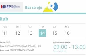 HEP ODS – Obavijest o prekidu opskrbe el. energijom na području GORNJE SUP. DRAGE | (pet.) 14.4.2023.