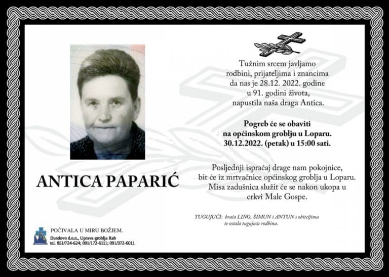 ANTICA PAPARIĆ