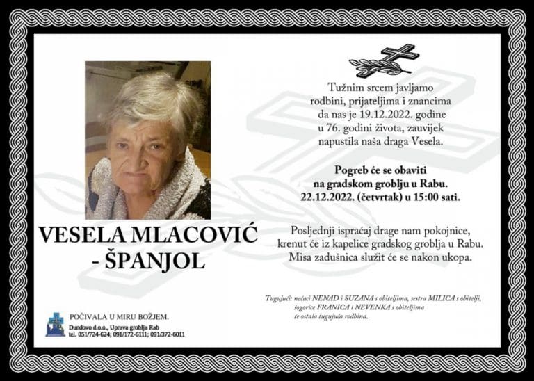 VESELA MLACOVIĆ – ŠPANJOL