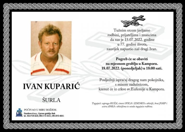 IVAN KUPARIĆ – Šurla