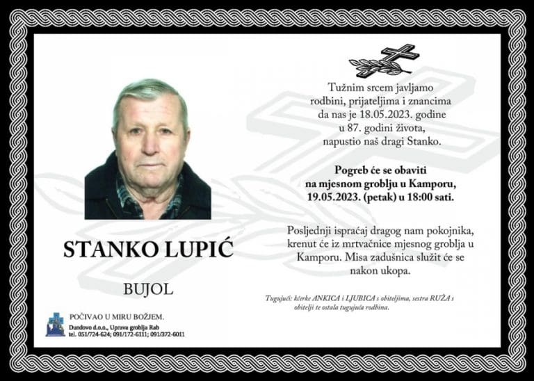STANKO LUPIĆ – Bujol