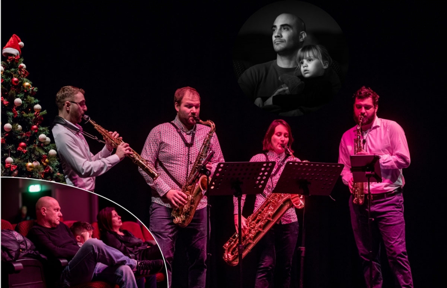 Kvartet ENDeM – Sazvučje četiri saksofona na pozornici Zimskog kina Rab