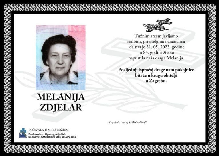 MELANIJA ZDJELAR
