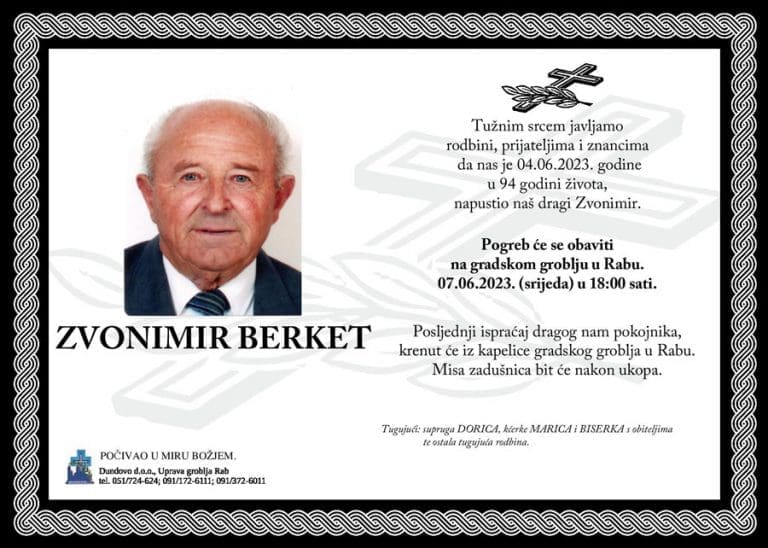 ZVONIMIR BERKET