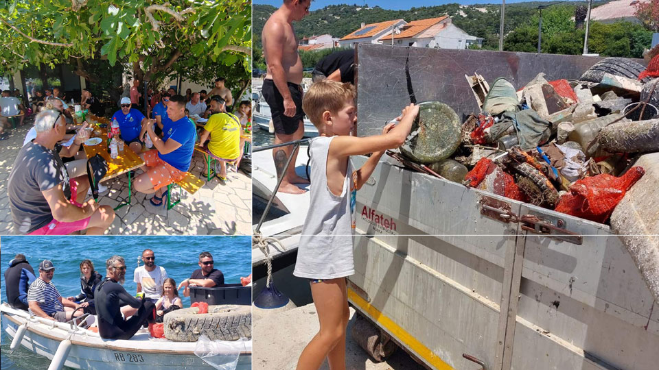 Završena akcija čišćenja barbatskog podmorja i priobalja