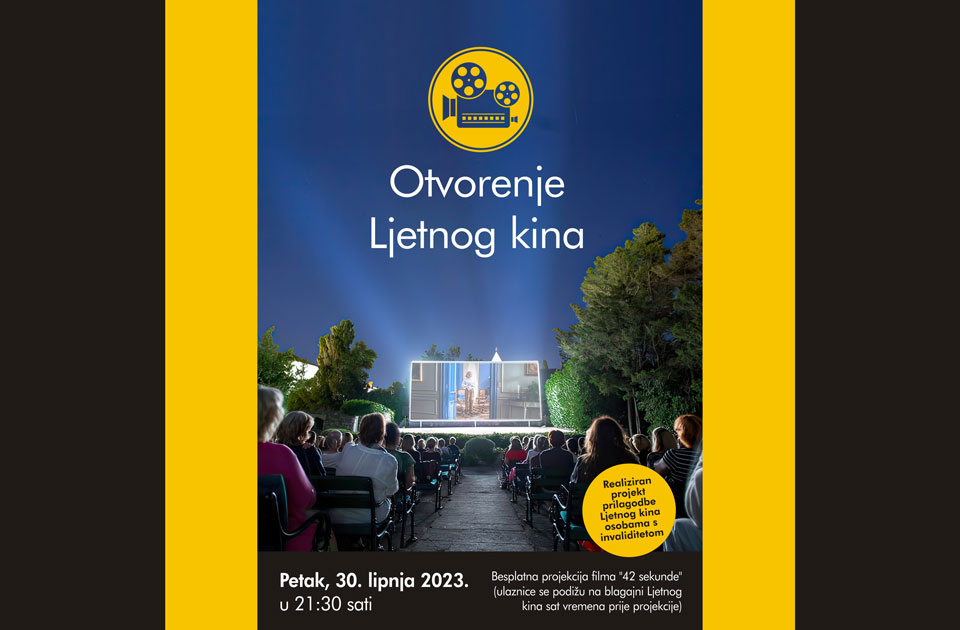 Otvorenje Ljetnog kina prilagođenog osobama s invaliditetom