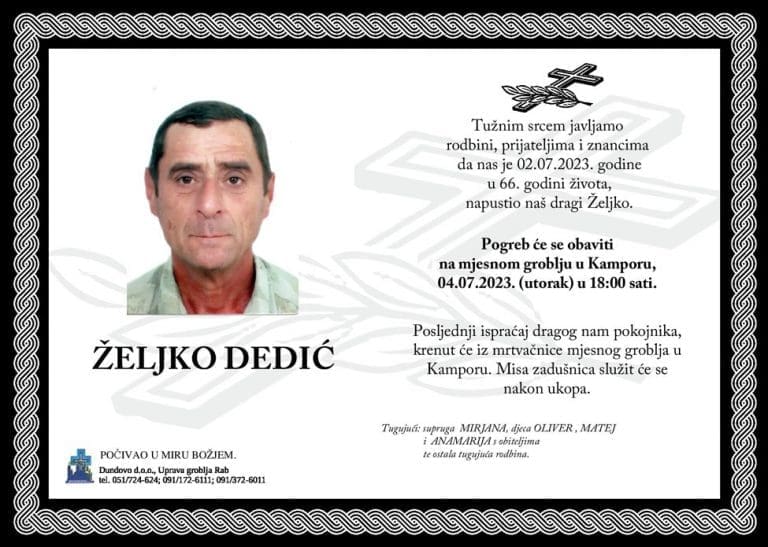 ŽELJKO DEDIĆ