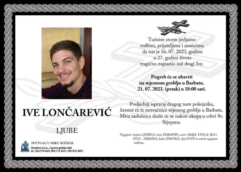 IVE LONČAREVIĆ – Ljube