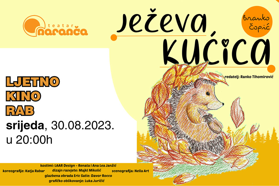 Kazališna predstava za djecu “Ježeva kućica”