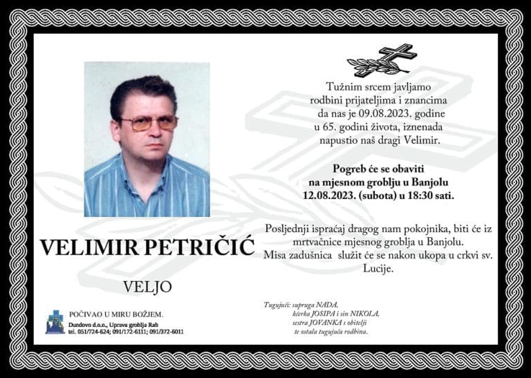 VELIMIR PETRIČIĆ – Veljo