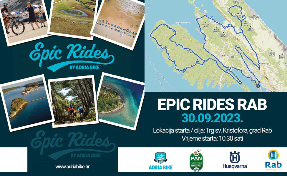 EPIC RIDES po prvi puta na otoku sreće – otoku Rabu