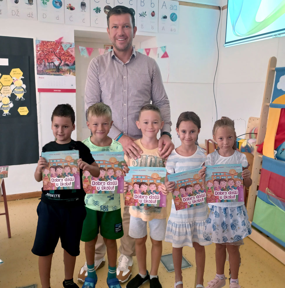 Dobrodošlica za pet prvašića Područne škole u Loparu