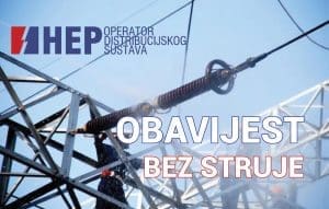 Obavijest iz HEP-a: 8.05.2026. dio Palita bez električne energije
