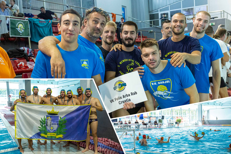 Vaterpolo ekipa otoka Raba osvojila 8. mjesto na međunarodnom turniru u Skoplju