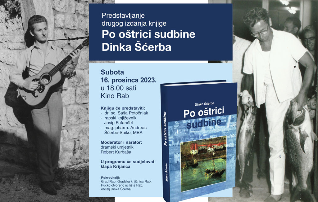 Dinko Šćerbe “Po oštrici sudbine” | Književna promocija koja je puno više od toga