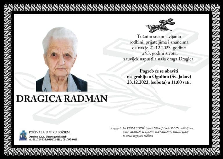 DRAGICA RADMAN