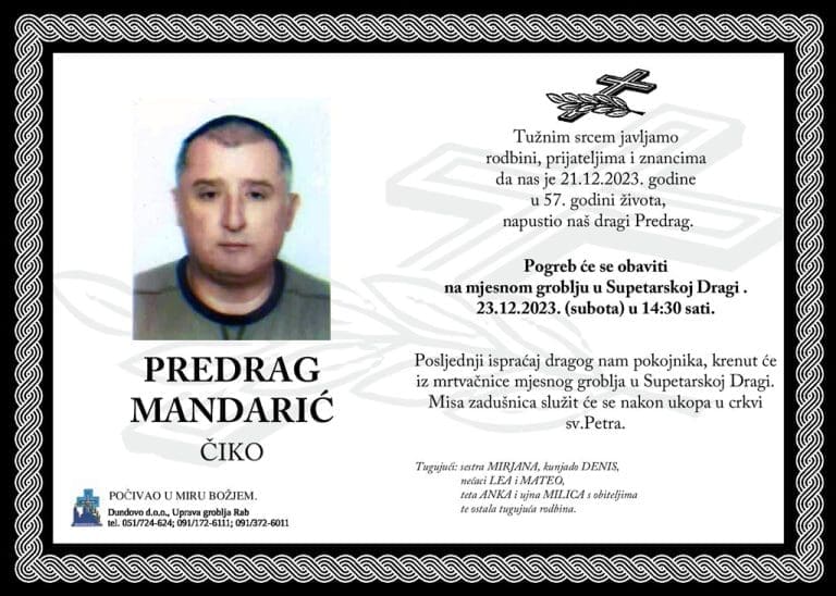 PREDRAG MANDARIĆ – Čiko