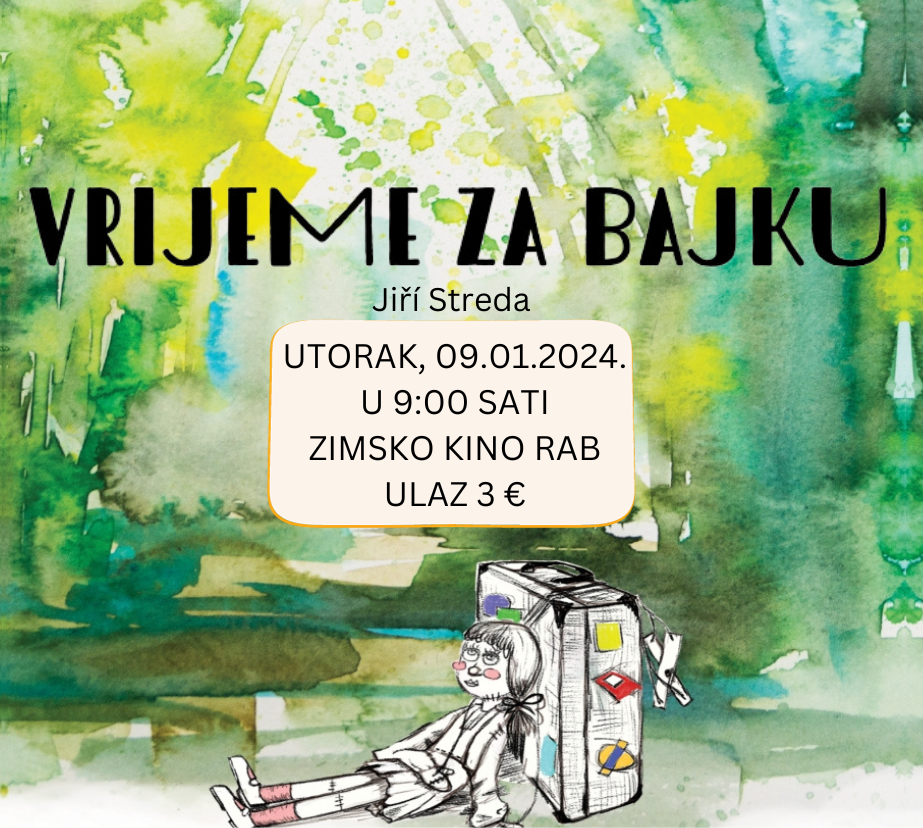 Najava | Kazališna predstava za djecu “Vrijeme za bajku” Najava | Kazališna predstava za djecu “Vrijeme za bajku”