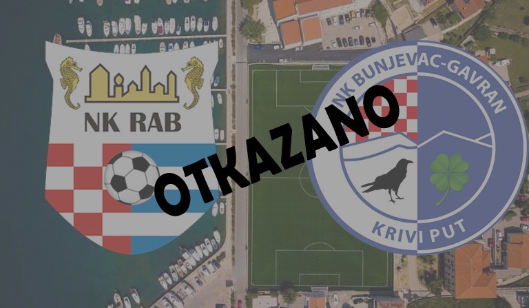 Zbog lošeg vremena odgođene sve utakmice NK Rab ovoga vikenda Zbog lošeg vremena odgođene sve utakmice NK Rab ovoga vikenda