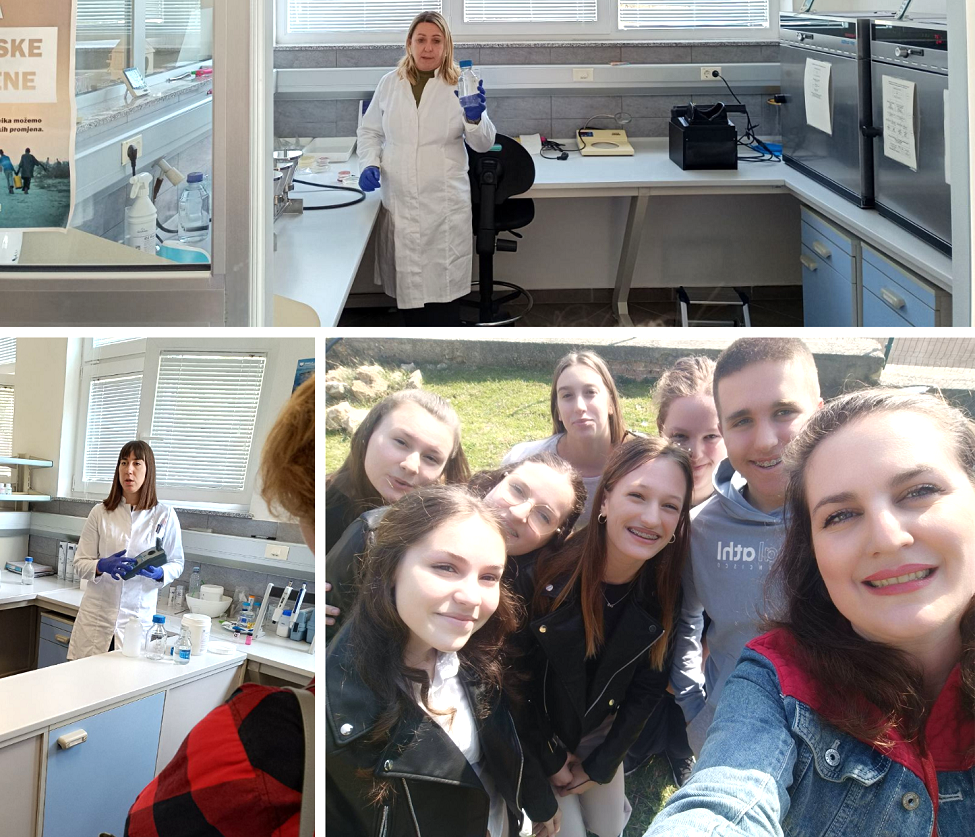 Učenici prvog razreda gimnazije posjetili laboratorij Vrela d.o.o. u sklopu obilježavanja Svjetskog dana voda Učenici prvog razreda gimnazije posjetili laboratorij Vrela d.o.o. u sklopu obilježavanja Svjetskog dana voda
