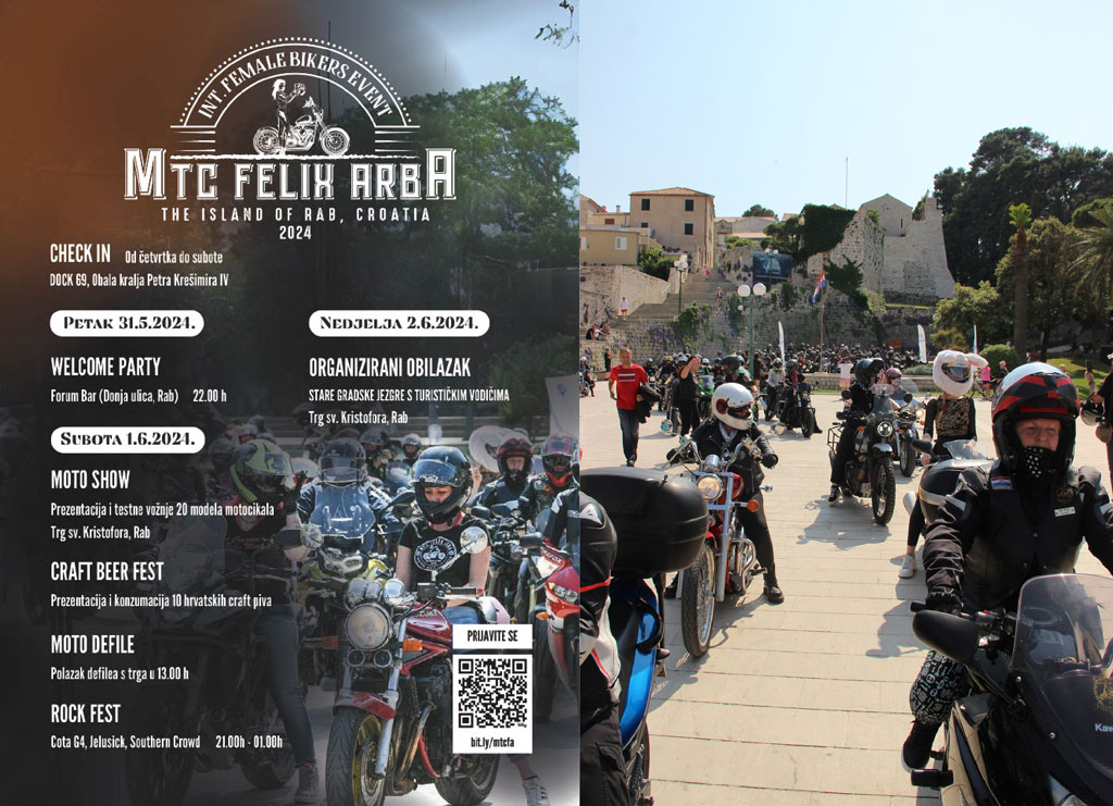 Prijavite se na vrijeme za International Female Bikers event – MTC FELIX ARBA 2024