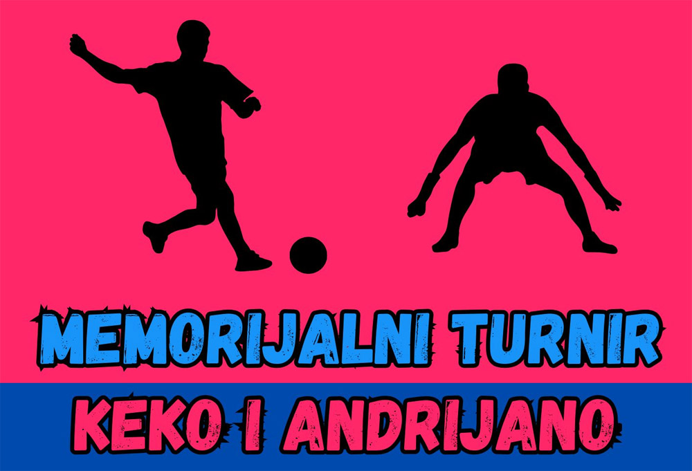 Poznat je raspored utakmica na Memorijalnom turniru “Keko i Andrijano”