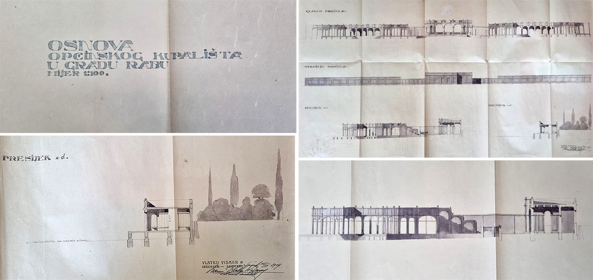 Ovako je bio zamišljen projekt uređenja gradskog kupališta Prva Padova 1920-ih godina