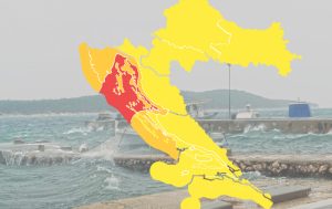 DHMZ izdao crveni meteoalarm za Kvarner i Kvarnerić te Velebitski kanal