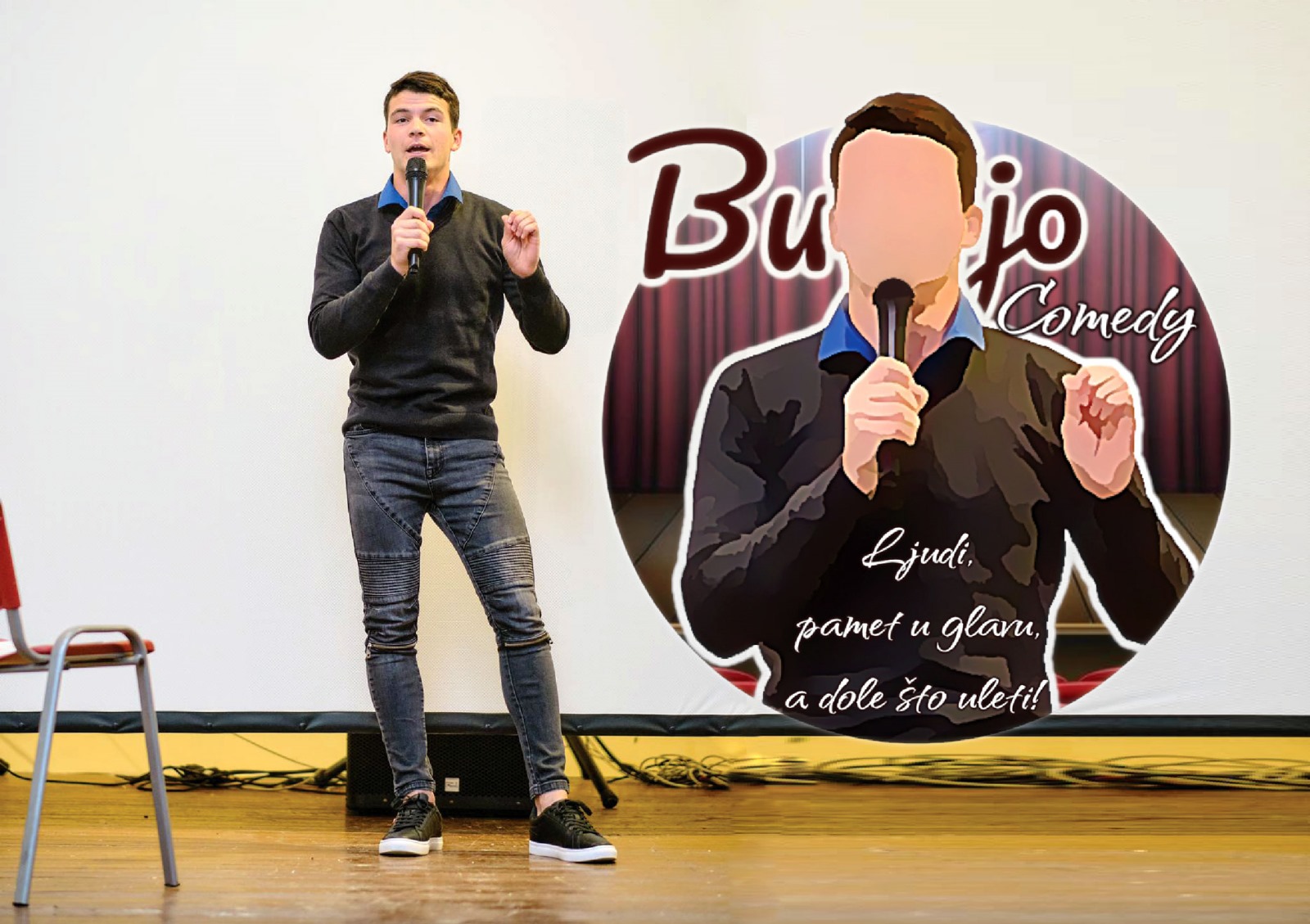 Humanitarni stand up nastup Antonija Bujačića za udrugu “Pinokio” Rab