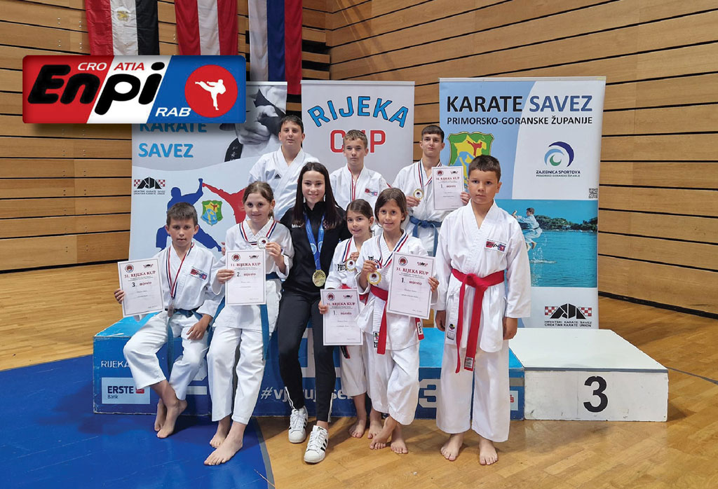 BRAVO! Još jedna berba medalja rapskih karatista, ovaj put na 31. Rijeka kupu