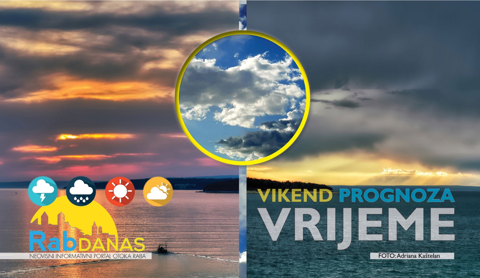 Početak vikenda na Rabu donosi prekrasno vrijeme, a mogao bi završiti s kišom