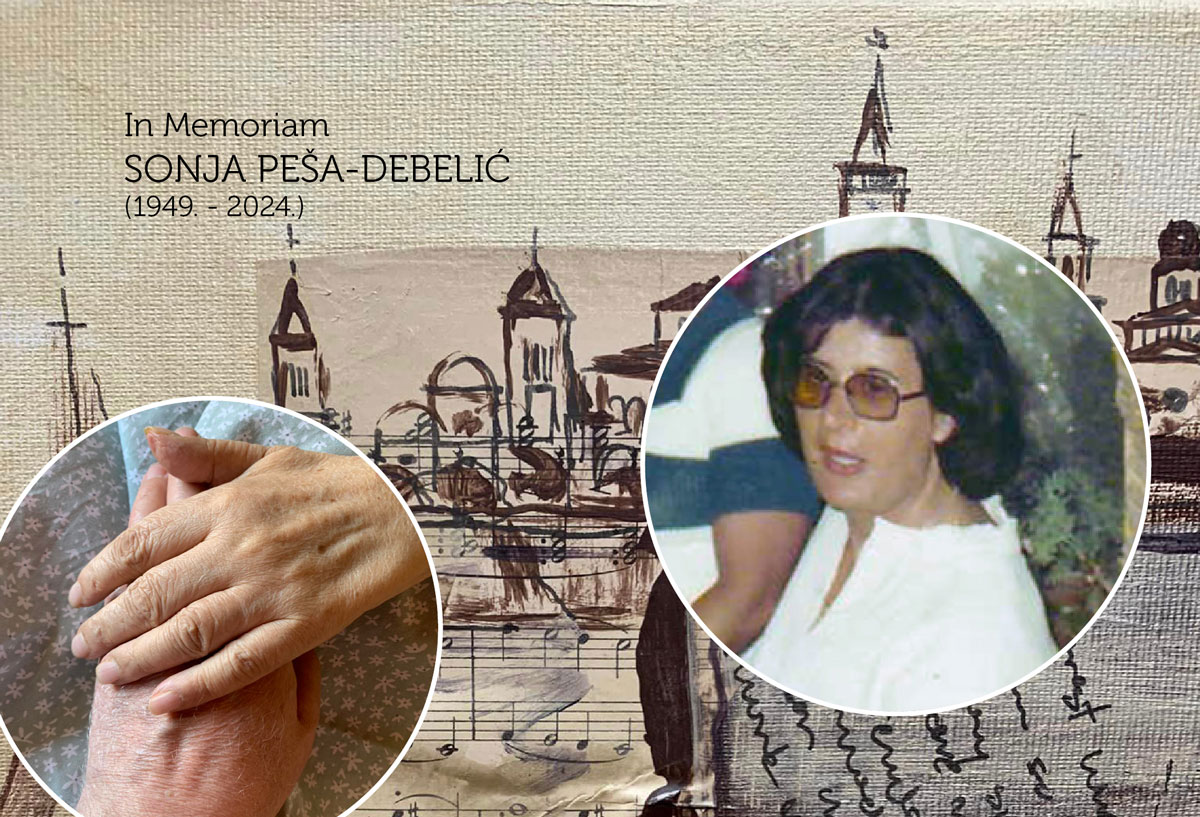 In Memoriam | SONJA PEŠA-DEBELIĆ (1949. – 2024.) – Utjeha na tragu uzajamne ljubavi!