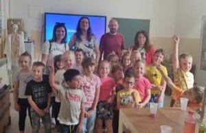 Vrtićari iz DV ,,Pahuljica” isprobali pokuse u Srednjoj školi Markantuna de Dominisa