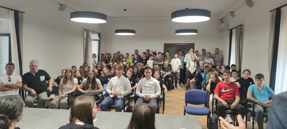 Mlade snage rapskog sporta udružene na prijemu kod gradonačelnika