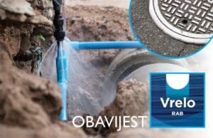 Danas do 13 sati na području mjesta Barbat do Kordića prekinuta vodoopskrba