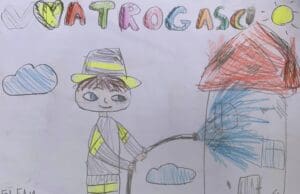 Rapski vatrogasci posjetili OŠ Ivana Rabljanina Rab i dobili pregršt prekrasnih crteža