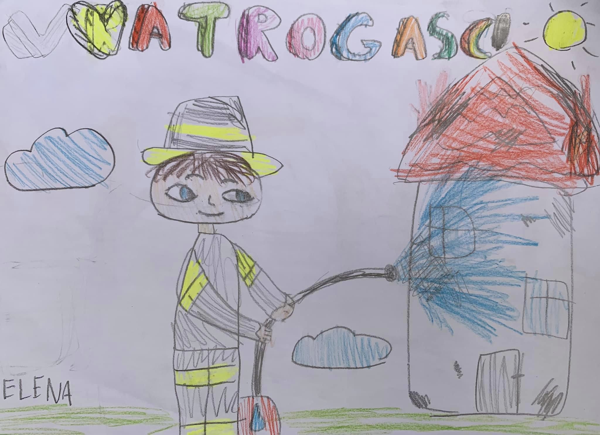 Rapski vatrogasci posjetili OŠ Ivana Rabljanina Rab i dobili pregršt prekrasnih crteža