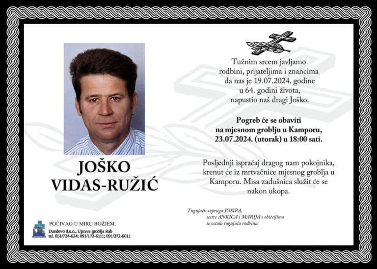 JOŠKO VIDAS-RUŽIĆ