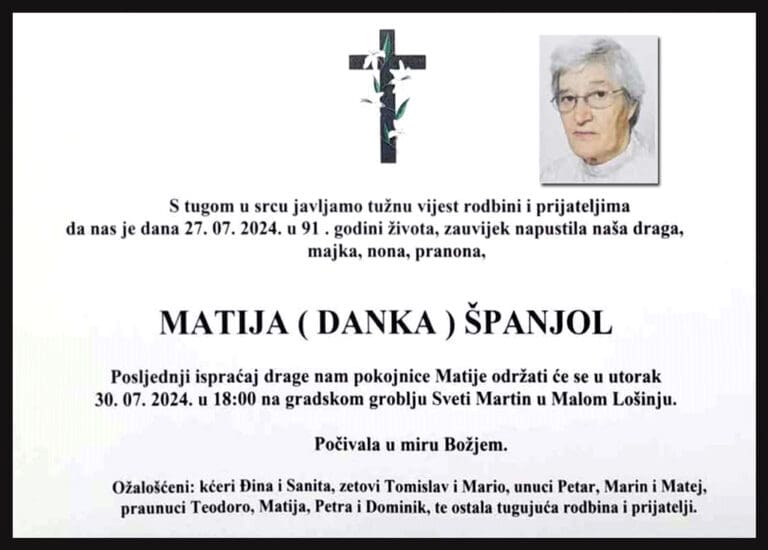 MATIJA (DANKA) ŠPANJOL
