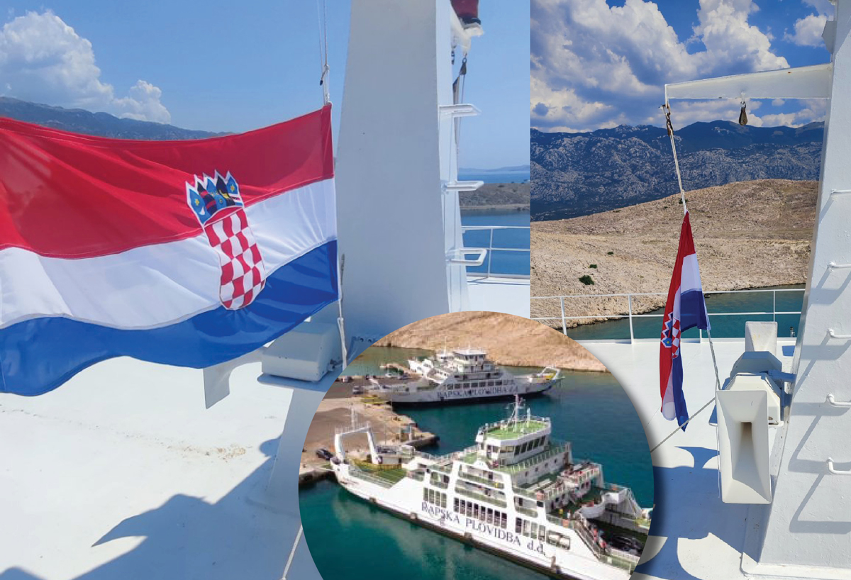 Na trajektima Rapske plovidbe zastave na pola koplja u znak sućuti za stradalim kolegama Na trajektima Rapske plovidbe zastave na pola koplja u znak sućuti za stradalim kolegama