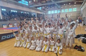 Mališani iz Karate kluba Rab-Enpi sudjelovali na prvom kolu Županijske lige PGŽ 2024./2025.