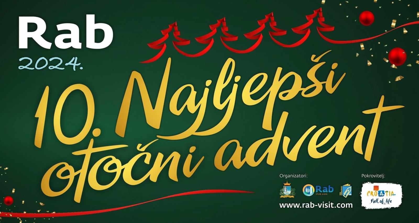 Pogledajte kompletan program 10. Najljepšeg otočnog adventa